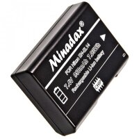 Minadax Li-Ion Akku EN-EL14 EN EL-14A kompatibel mit Nikon D5600, D5500, D5300, D5200, D5100, D3400, D3300, D3200 und D3100 - Ersatz für EN-EL14A