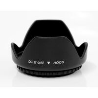 Universal Lens Hood  58mm for Sigma 70-300mm / F4,0-5,6 DG APO Macro + Pro Lens Cap 58mm (Snap-On Cover)