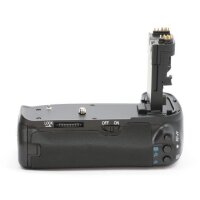 Minadax Profi Batteriegriff kompatibel mit Canon EOS 60D Ersatz für BG-E9 - für 2x LP-E6 und 6x AA Batterien + 1x Neopren Handgelenkschlaufe