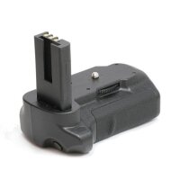 Minadax Profi Batteriegriff fuer Nikon D5000 - hochwertiger Handgriff mit Hochformatausloeser - doppelte Kapazität durch 2 Akkus + 1x Neopren Handgelenkschlaufe