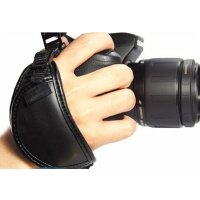 Handschlaufe, Handgriff für DSLR Kameras und Bridgecams, Echtes Leder, Camera Hand Strap HS-A, passend bei fast allen Modellen