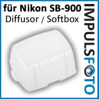 Pixel Diffusor, Softbox, Weichmacher, Flash Bounce fuer Nikon SB-900 Blitzgeraet