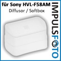 Pixel Diffusor, Softbox, Weichmacher, Flash Bounce fuer Sony HVL-F58AM Blitzgeraet