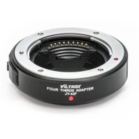 Viltrox JY-43F Adapter fuer den Anschluss von 4/3 (Four Thirds) Objektiven an Micro 4/3 (Micro Four Thirds) Kamera - wie der Olympus MMF-2 (schwarz)