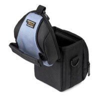 PIXEL Kamera Schulter Tasche für Kompaktkameras und Zubehoer DM-508 - Schwarz/Grau