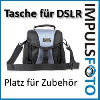 PIXEL Kamera Schulter Tasche fuer DSLR und Zubehoer DM-507 - Schwarz/Grau