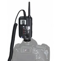 PIXEL 3x Pixel Opas Funk Blitzauslöser bis zu 400m (Sender & Empfänger) kompatibel mit Canon DSLR & Canon Blitzgeräte - Gruppierung & Wake Up Funktion