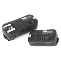 Pixel Pawn TF-362 Funk Blitzauslöser Set mit 3 Empfängern bis 100m kompatibel mit Nikon Blitzgeräte – Funkauslöser Kamera- und Blitz
