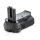 Minadax Profi Batteriegriff fuer Nikon D3200 - Akkugriff mit Hochformatausloeser fuer 2x EN-EL14 Nachbau-Akkus + 1x Infrarot Fernbedienung!