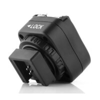 Pixel TF-325 Blitzschuh Konverter Ersatz  für Sony zu Canon/Nikon Blitzgeräte mit PC Sync Buchse