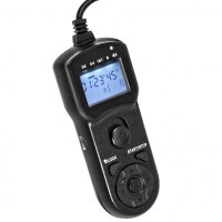 Programmable Timer Remote Release for Canon EOS 1100D, 1000D, 700D, 650D, 600D, 550D, 500D, 450D, 400D, 350D, 300D, 100D, 70D, 60D, Powershot G12, G11, G10; Pentax K200D, K110D, K100D, K20D, K10D, K7, K5; Samsung GX-20, GX-10, GX-1s, GX-1L - like RS-60E3