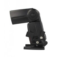 Hochwertiges Blitzgerät (LZ 42) kompatibel mit Canon - E-TTL II kompatibel – Ersatz für Canon 580 EX II + externes Blitzkabel