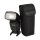 Hochwertiges Blitzgerät (LZ 42) kompatibel mit Canon - E-TTL II kompatibel – Ersatz für Canon 580 EX II + externes Blitzkabel
