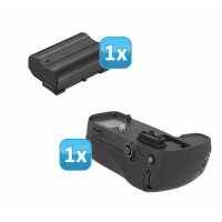 Minadax Batteriegriff fuer Nikon D7100 - aehnlich wie MB-D15 fuer ein Zusatzakku EN-EL15 oder 6 AA Batterien + 1x EN-EL15 Nachbau-Akku
