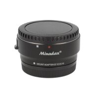 Minadax Adapter kompatibel mit Canon EF und EF-S auf EOS M - Ersatz für Canon Mount Adapter EF-EOS M