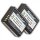 2x Minadax Li-Ion Akkus für Canon EOS 1300D 1200D, 1100D ersetzt den LP-E10 Akku