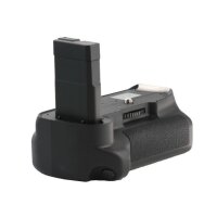 Meike Profi Batteriegriff kompatibel für Nikon D3200 und D3100 - Akkugriff mit Hochformatauslöser + 2x EN-EL14 Nachbau-Akkus