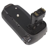 MEIKE Profi Batteriegriff kompatibel mit Canon EOS 70D Ersatz für BG-E14 - für 2x LP-E6 und 6 AA Batterien + 1x Neopren Handgelenkschlaufe