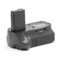 Minadax Profi Batteriegriff kompatibel mit Canon EOS 1300D, 1200D, 1100D Ersatz für BG-E10 - für 2x LP-E10