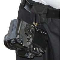 Guertelclip, Kamerahalterung fuer den Guertel fuer DSLR &amp; Kompaktkameras - Kamera Guertel Clip - Camera Belt Holster