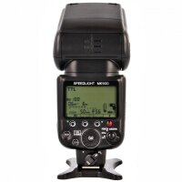 Hochwertiges Blitzgeraet (LZ 42) fuer Nikon - i-TTL/TTL/CLS kompatibel – wie der SB-900 + externes Blitzkabel