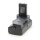 Minadax Profi Batteriegriff fuer Nikon D5300 - hochwertiger Handgriff mit Hochformatausloeser + 2x EN-EL14 Nachbau-Akkus + 1x Infrarot Fernbedienung!