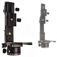 Panoramakopf Stativkopf  360° mit Schnellkupplungsplatte fuer DSLR Kameras | mit elegantem Tragekoffer