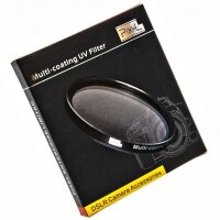UV Filter mehrfachverguetet 46mm 1.8mm German Schott B270 Glass ultraduenn - Pixel Multicoating UV Filter 46mm