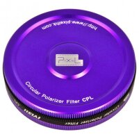 CPOL Filter CPL 37mm - Zirkular Polfilter mehrfachverguetetes optisches Glas – Pixel High Quality Multicoated CPOL