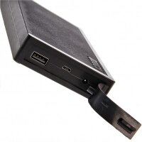 Multi DSLR Ladestation kompatibel f&uuml;r LP-E6 und USB - 12000 mAh