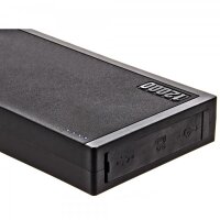 Multi DSLR Ladestation kompatibel f&uuml;r LP-E6 und USB + 1x LP-E6 Akku - 12000 mAh