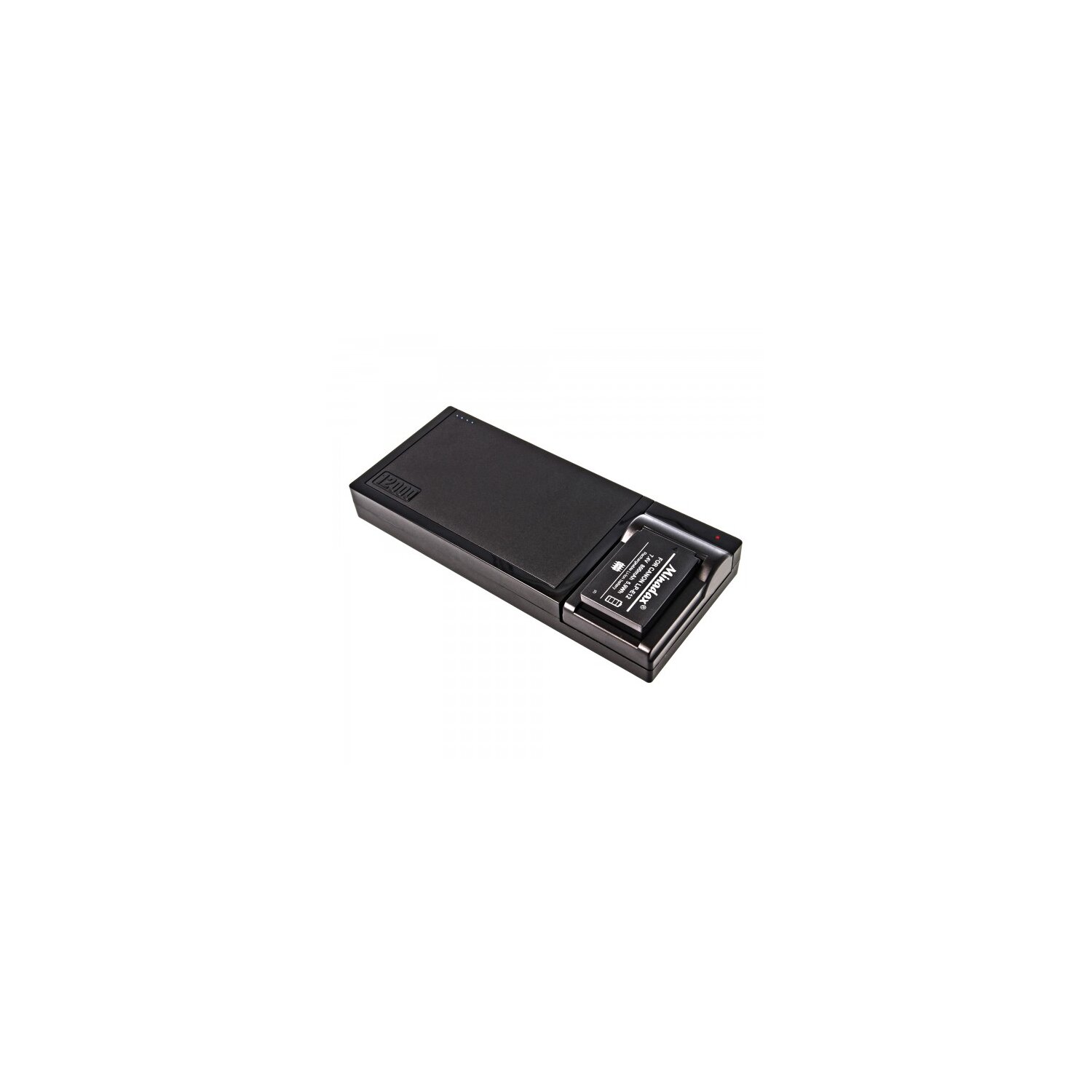Multi DSLR Ladestation kompatibel f&uuml;r LP-E12 und USB + 1x LP-E12 Akku - 12 000 mAh