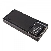 Multi DSLR Ladestation kompatibel f&uuml;r LP-E12 und USB + 1x LP-E12 Akku - 12 000 mAh
