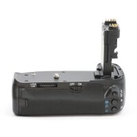 Profi Batteriegriff + 2x Akkus kompatibel mit Canon EOS 60D Ersatz für BG-E9, inkl. 2x Li-Ion Akku Ersatz für LP-E6