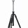Dreibein Reisestativ Kamerastativ  ALU & TITAN (Hoehe: 150 cm, Gewicht: 1.4 kg, Belastbarkeit: 7 kg) schwarz | Stativ Triopo C-258 mit Wasserwaage & Reisetasche