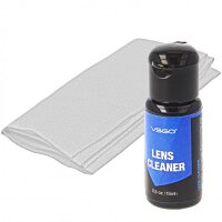 VSGO 2teiliges Spezial Reinigerset von Objektiven, Linsen, Filter etc. (Fluessigreiniger + Mikrofasertuch) - Lens Cleaner Portable Kit - DDS-1