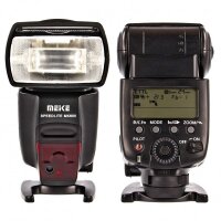 Hochwertiges Blitzgeraet MEIKE MK600 (LZ 60) fuer Canon Kameras mit Blitzschuh- E-TTL II kompatibel - wie der Canon 600 EX