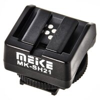 Blitzschuh Adapter von Sony Alpha Blitz auf Sony NEX Kameras - Meike MK-SH21