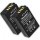 Minadax 2x Qualit&auml;tsakku kompatibel mit Nikon Ersatz f&uuml;r EN-EL20 - Li-Ion Akku kompatibel mit Nikon 1 AW1 J1 J2 J3 S1 COOLPIX A, Blackmagic Pocket Cinema - 100% kompatibel