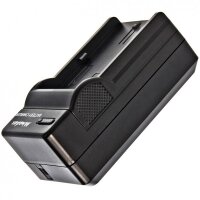 Minadax® Ladegerät 100% kompatibel für Sony NP-BN1 & Casio NP-120 inkl. Auto Ladekabel, Ladeschale austauschbar