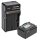 Minadax® Ladegerät 100% kompatibel mit Canon BP-808 inkl. Auto Ladekabel, Ladeschale austauschbar + 1x Akku Ersatz für BP-808