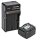 Minadax® Ladegerät 100% kompatibel mit Canon BP-809 inkl. Auto Ladekabel, Ladeschale austauschbar + 1x Akku Ersatz für BP-809