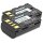 2x Minadax® Qualitaetsakku mit echten 750 mAh fuer JVC GR D720 720EX D725 D740 D740EX D745 D750 D760 D770 D770EX, wie BN-VF808 - Intelligentes Akkusystem mit Chip
