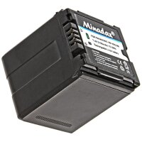 2x Minadax® Qualitaetsakku mit echten 2100 mAh fuer Panasonic HDC DX1 H40 GS90 SD20, wie VW VBG260 - Intelligentes Akkusystem mit Chip