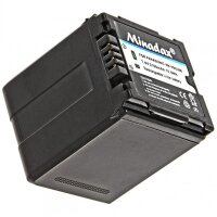 Minadax® Ladegeraet 100% kompatibel fuer Panasonic VW-VBG260 inkl. Auto Ladekabel, Ladeschale austauschbar + 1x Akku wie VW-VBG260