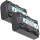 Minadax® Ladegerät 100% kompatibel mit Sony NP-FH50 inkl. Auto Ladekabel, Ladeschale austauschbar + 2x Akku Ersatz für NP-FH50