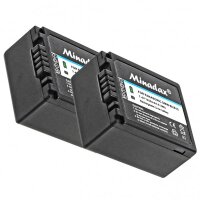 Minadax® Ladegeraet 100% kompatibel fuer Panasonic DMW-BLB13 inkl. Auto Ladekabel, Ladeschale austauschbar + 2x Akku wie DMW-BLB13