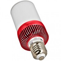 Minadax&reg; LED Lampe mit Bluetooth Lautsprecher ca. 15m Reichweite in Rot  E27  4,5 Watt A++  LED Kaltwei&szlig; Leuchtmittel, 400-460 Lumen