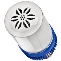 Minadax&reg; LED Lampe mit Bluetooth Lautsprecher ca. 15m Reichweite in Blau  E27  4,5 Watt A++  LED Kaltwei&szlig; Leuchtmittel, 400-460 Lumen