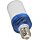 Minadax&reg; LED Lampe mit Bluetooth Lautsprecher ca. 15m Reichweite in Blau  E27  4,5 Watt A++  LED Kaltwei&szlig; Leuchtmittel, 400-460 Lumen